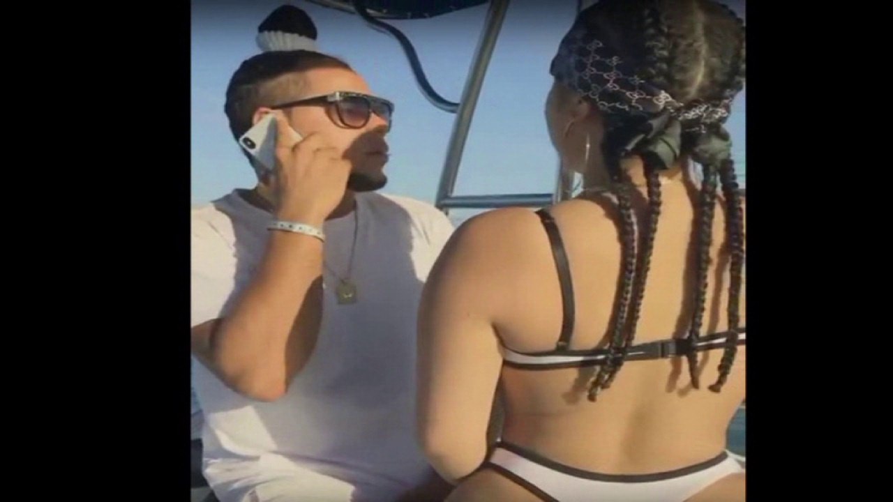 SELFIE ON A YACHT AT SEA