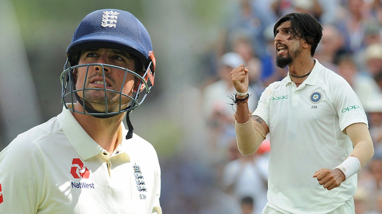 India Vs England 3rd Test: Ishant Sharma takes Alastair Cook wicket For 10th Times | वनइंडिया हिंदी