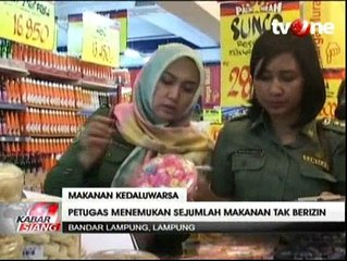 BPOM Bandar Lampung Temukan Makanan Rusak di Supermarket