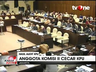 Komisi II DPR Minta Jawaban KPU Terkait Hasil Audit BPK