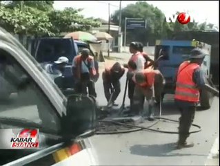 Titik Kerusakan Masih Ada di Jalur Utama Pantura Karawang