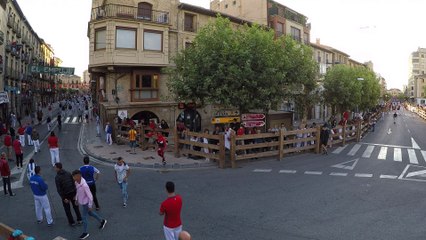 Cuarto encierro de las fiestas de Tafalla del 2018