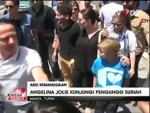 Angelina Jolie Kunjungi Pengungsi Suriah
