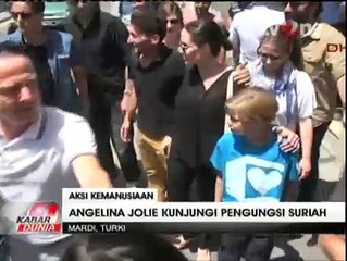 Angelina Jolie Kunjungi Pengungsi Suriah