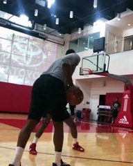 Donovan Mitchell s'entraîne avec James Harden et Chris Paul