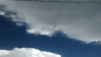 EXTRAÑO ANILLO NEGRO O PORTAL CAPTADO EN BRASIL 15 AGOSTO 2018!!