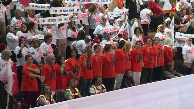 AK Parti 6. Olağan Büyük Kongresi - Partililer, Ankara Spor Salonu'na alınmaya başlandı (2) - ANKARA