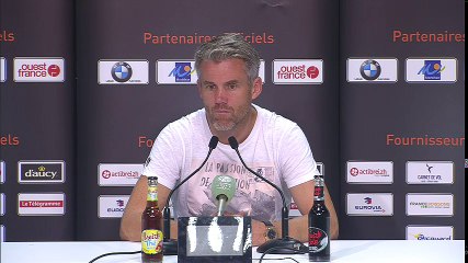 La réaction de Mickaël Landreau après FC Lorient - Valenciennes FC (3-1)