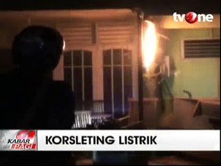 Sebuah Rumah Nyaris Terbakar di Samarinda