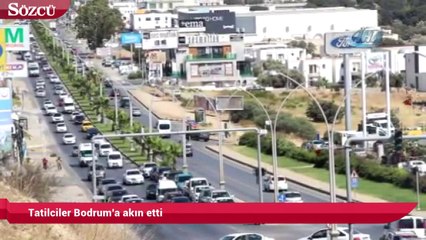 Tatilciler Bodrum'a akın etti