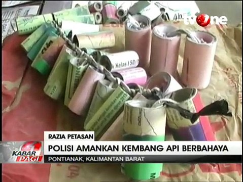Polisi Gerebek Rumah Bandar Besar Petasan di Pekalongan