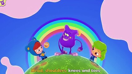 Head, Shoulders, Knees and Toes - THE BEST Songs for Children | LooLoo Kids
