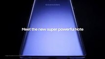 Meet the new super powerful #GalaxyNote9.Now with a powerful battery that last longer, and with extra storage that you need not worry about deleting your pict