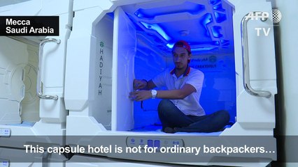 Saudi Arabia tests Japan-inspired 'nap pods' for hajj
