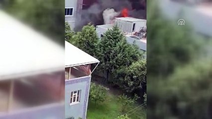 Avcılar'da iş yeri yangını - İSTANBUL