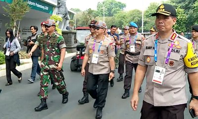 Kapolri dan Panglima TNI Tinjau GBK Jelang Pembukaan AG 2018