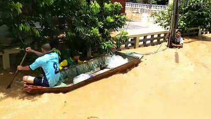 Homes Flooded in Northern Thailand
