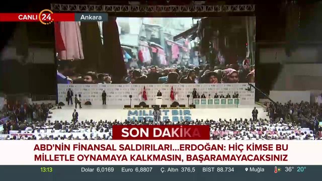 Başkan Erdoğan AK Parti 6. Olağan Büyük Kongresi