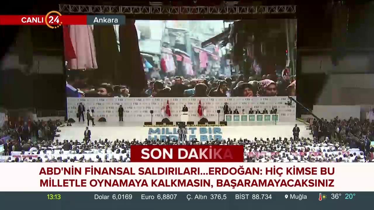 Başkan Erdoğan AK Parti 6. Olağan Büyük Kongresi