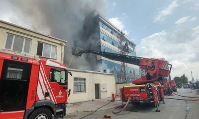 Avcılar’da tekstil atölyesinde yangın