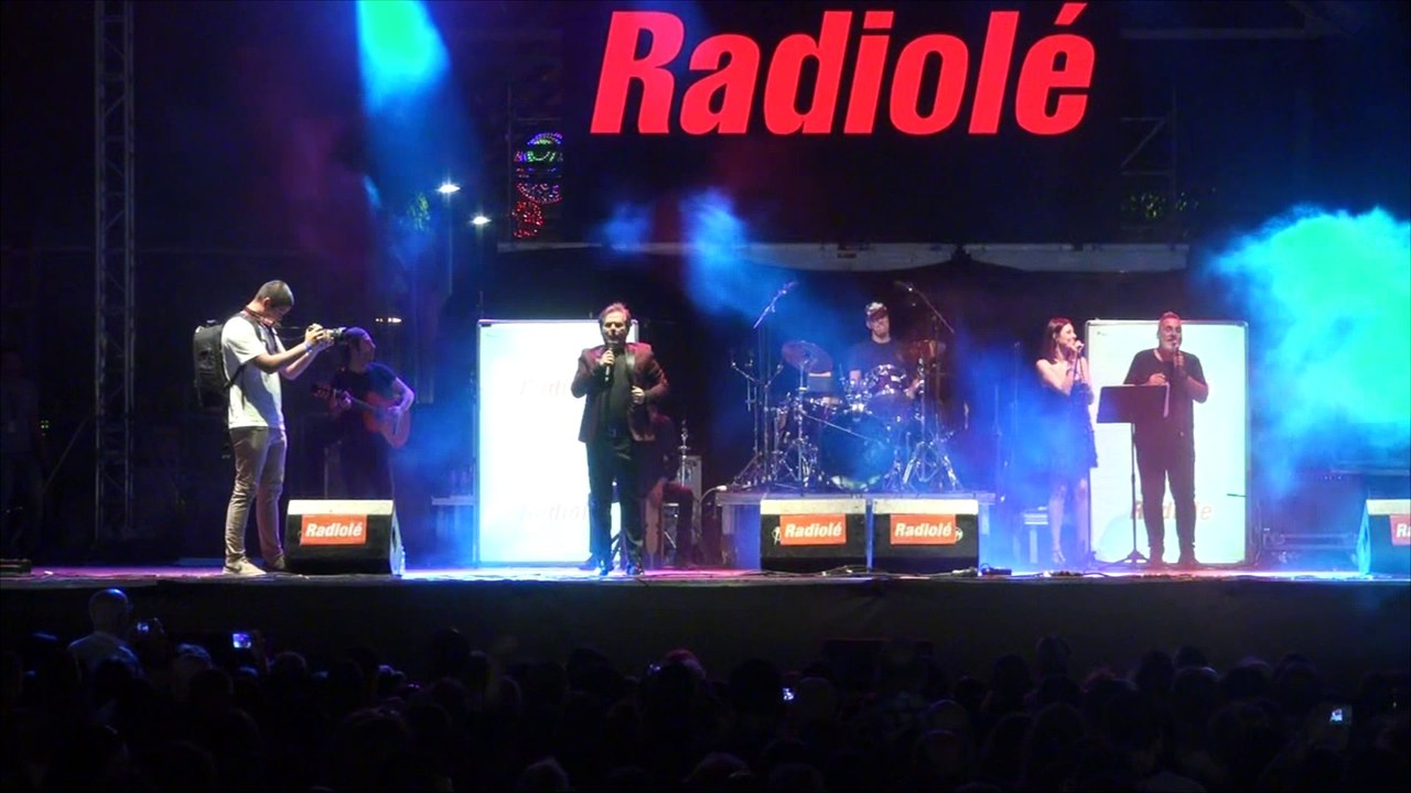 Actuación de Lorenzo Molina en el concierto de Radiolé de las Fiestas de Leganés 2018