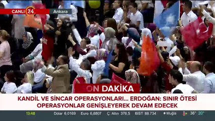 Başkan Erdoğan AK Parti 6. Olağan Büyük Kongresi'nde konuşuyor