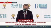 Başkan Erdoğan AK Parti 6. Olağan Büyük Kongresi'nde konuşuyor