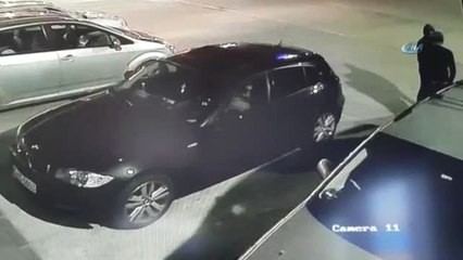 Bayram Yolculuğunda Hırsızların Kurbanı Oldu...dinlenme Tesislerindeki Hırsızlık Kamerada