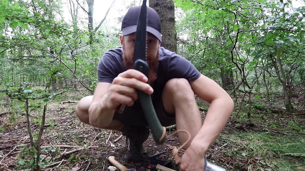 GRUBENHAUS Bushcraft Shelter #003 - Lagerbau - Outdoor Bushcraft Camp | Fritz Meinecke