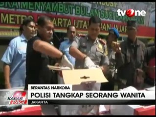Aparat Polres Jakut Tangkap Seorang Wanita Diduga Jaringan Narkoba Internasional