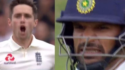 India Vs England 3st Test: Shikhar Dhawan out for 30 by Chris Woakes | वनइंडिया हिंदी