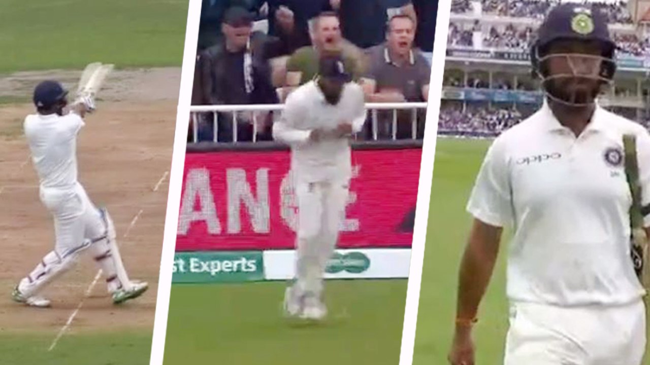 India Vs England 3rd Test: Cheteshwar Pujara out for 14 by Chris Woakes | वनइंडिया हिंदी