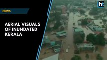 Aerial visuals of flooded Kalady, rains continue to lash Kerala