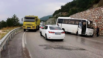 Bolu'da trafik kazaları: 7 yaralı