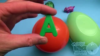 Marvel Avengers Surprise Egg Learn A Word! Spelling Words Starting With A! Lesson 1