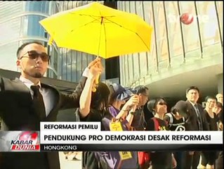Pendukung Pro Demokrasi Desak Reformasi Pemilu Hong Kong