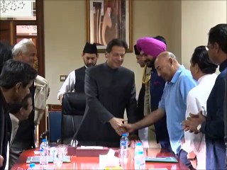 Exclusive Footage PM Imran Khan Meets Sidhu And Other Cricketers