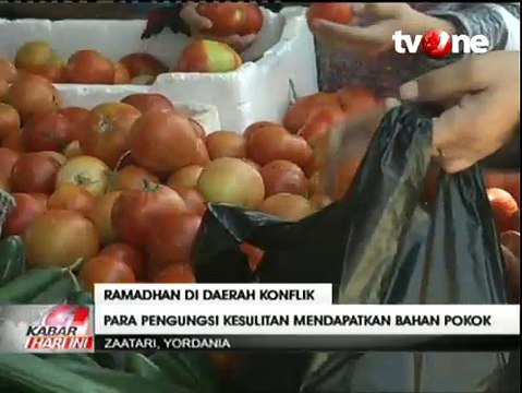 Pengungsi Suriah Kesulitan Bahan Pokok Jelang Ramadhan