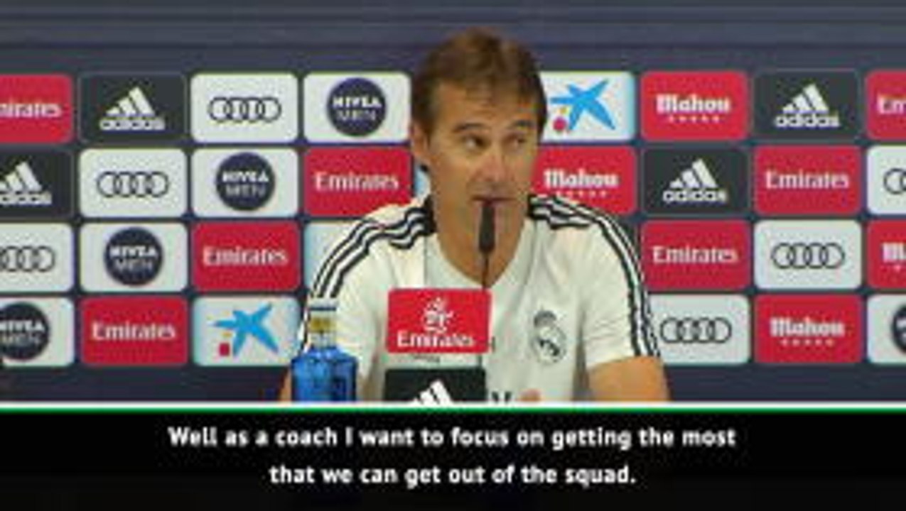 Lopetegui content with Real Madrid squad