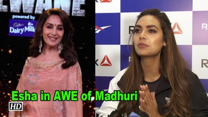 Esha Gupta in AWE of Madhuri Dixit | Total Dhamaal