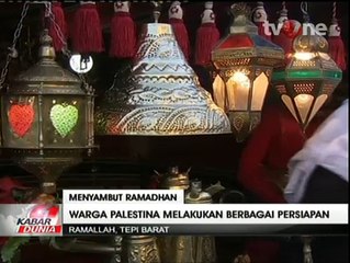 Warga Palestina Lakukan Berbagai Persiapan Jelang Ramadhan
