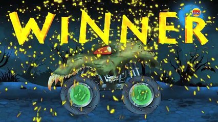 Scary Taxi vs Scary Monster Truck | Car Race | Video For Kids | kids car