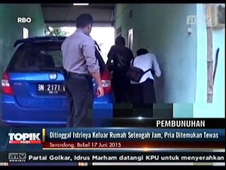 Ditinggal Istrinya ke Luar Rumah, Seorang Pria Ditemukan Tewas