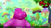 Familia Dedo Hipopótamo | Familia de Dedos Animales Canciones Infantiles en Español | ChuC