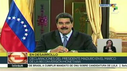 20 de agosto entra en circulación nuevo cono monetario, reitera Maduro