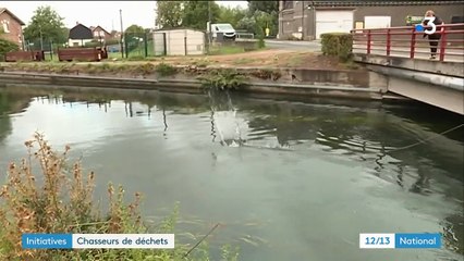 Initiative : des chasseurs de déchets ratissent les cours d'eau