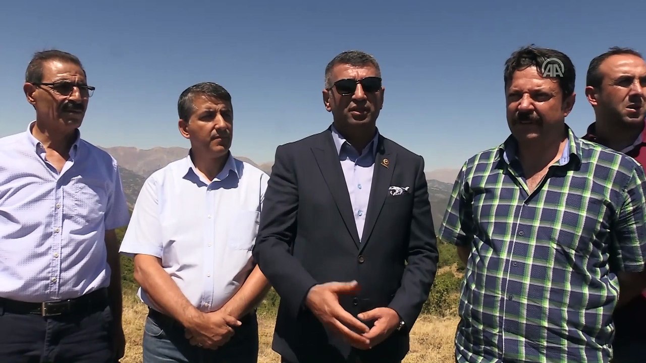 Hozat ilçesindeki örtü altı yangını - TUNCELİ