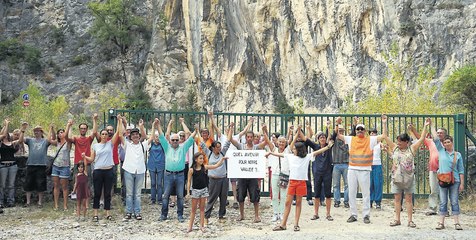 Sabarat : les anti-carrière à nouveau mobilisés en Ariège