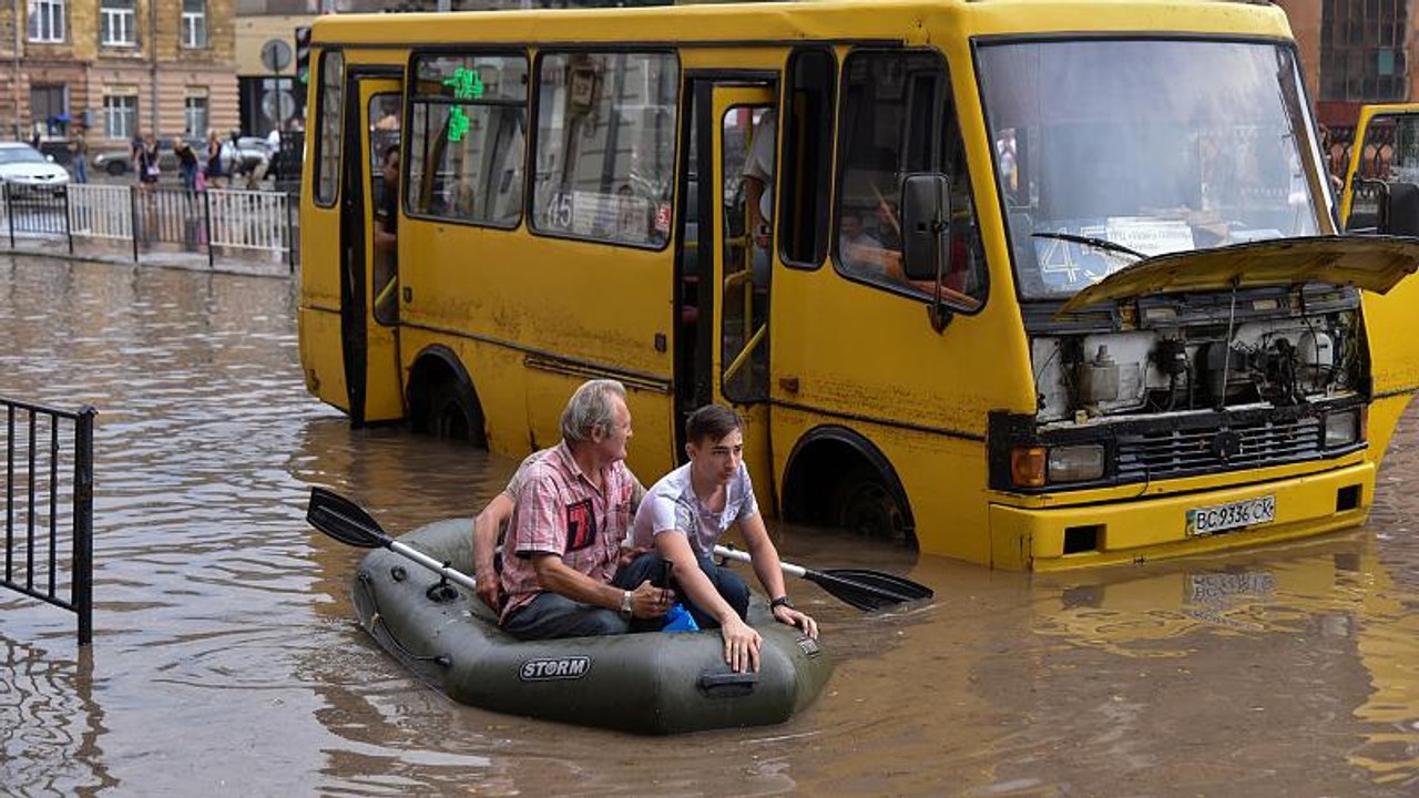 Wenn die Straßen zu Flüssen werden
