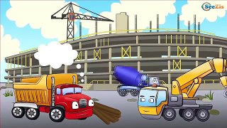Monster Truck and Police Car Cars & Trucks Cartoons for children